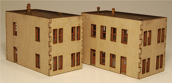 2-Story Office Building 2-Pack -- Kit - Builds 2 Different Buildings