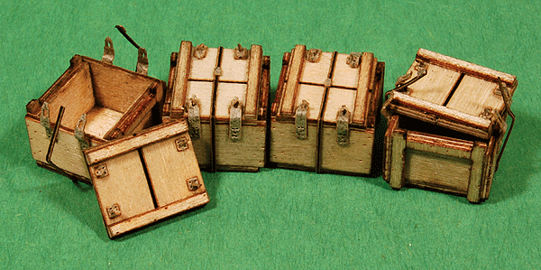 Wood Crate Laser-Cut Wood Kit -- #11; 1/2 x 1/4 x 1/4" pkg(4)