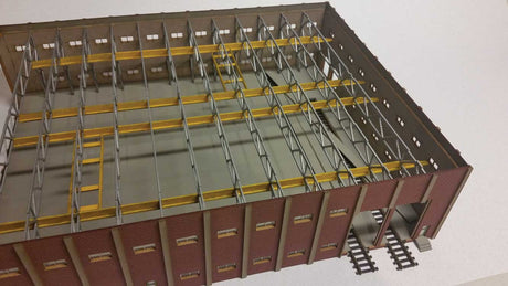 Large Car Repair Shop -- Laser-Cut Kit - 12-3/8 x 9-3/4 x 3"-2