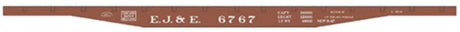 Railroad Decal Set pkg(6) -- Elgin, Joliet & Eastern 53'6" Flatcar