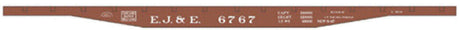 Railroad Decal Set -- Elgin, Joliet & Eastern GSC 53' Flatcar