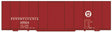Railroad Decal Set -- Pennsylvania Railroad Class X-26C Boxcar