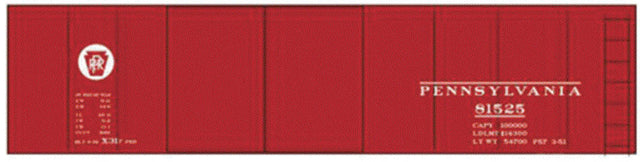 Railroad Decal Set -- Pennsylvania Railroad Class X-31F Boxcar