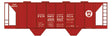 Railroad Decal Set 6-Pack -- Pennsylvania Railroad Class H33 Covered Hopper
