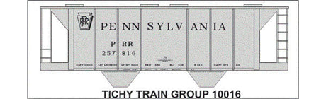 Railroad Decal Set -- Pennsylvania Railroad Class H-34C Covered Hopper