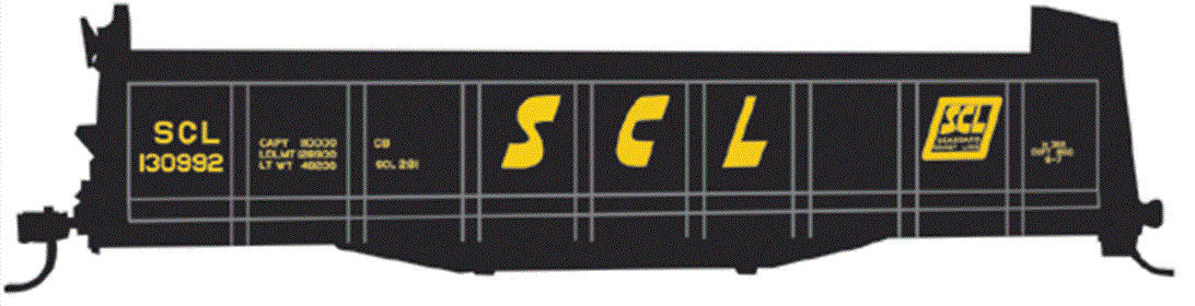 Railroad Decal Set -- Seaboard Coast Line Stump Car
