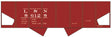 Railroad Decal Set -- Louisville & Nashville USRA 2-Bay Hopper