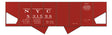 Railroad Decal Set -- New York Central USRA 2-Bay Hopper (System Logo)