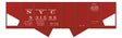 Railroad Decal Set -- New York Central USRA 2-Bay Hopper (System Logo)