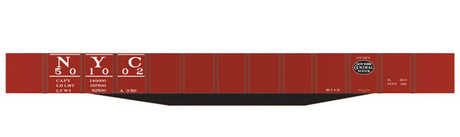 Railroad Decal Set 6-Pack -- New York Central USRA 46' Gondola (black NYC System Logo)