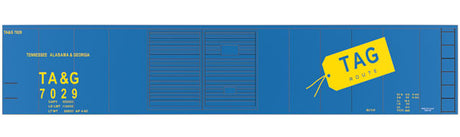 Railroad Decal Set -- Tennessee, Alabama & Georgia 50' Double-Door Boxcar