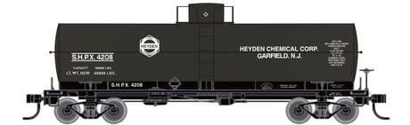 Railroad Decal Set -- Heyden Chemical SHPX 8,000-Gallon Formaldehyde Tank Car