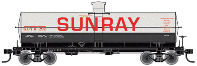Railroad Decal Set -- Sunray SUYX 10,000-Gallon LPG Tank Car