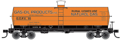 Railroad Decal Set -- Gas-Oil Products GOPX 8,000-Gallon LPG Tank Car