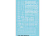 Railroad Decal Set -- Southern Pacific MOW Tank Cars (white lettering)