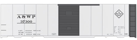 Railroad Decal Set 6-Pack -- Atlanta & West Point 40' Steel Single-Door Boxcar (silver Car)