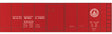Railroad Decal Set -- Baltimore & Ohio Class M53 40' Boxcar (13 States Logo)
