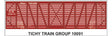 Railroad Decal Set -- Great Northern 40' Stock Car Boxcar Red Car, Small High Lettering)
