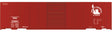 Railroad Decal Set -- Central Railroad of New Jersey 40' Door Steel Boxcar (1953)