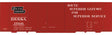 Railroad Decal Set -- Duluth, South Shore & Atlantic 40' Steel Boxcar (South Shore Logo)