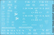 Railroad Decal Set -- Delaware & Hudson/Chesapeake & Ohio/New Haven USRA Hopper (1 car)
