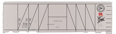Railroad Decal Set -- Delaware & Hudson Cement Boxcar (Gray Car)