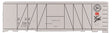 Railroad Decal Set -- Delaware & Hudson Cement Boxcar (Gray Car)