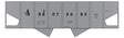 Railroad Decal Set -- The Andersons 2-Bay Panel Hopper (Gray Car)