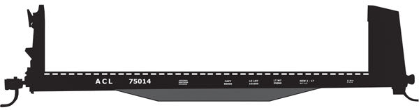 Railroad Decal Set -- Atlantic Coast Line 40' Pulpwood Flatcar