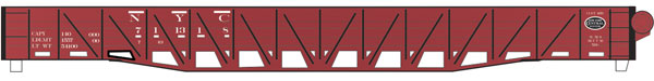 Railroad Decal Set -- New York Central 53' War Emergency Gondola (System Logo)