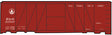 Railroad Decal Set -- Baltimore & Ohio Cement-Service USRA 40' Boxcar (Boxcar Red Car)