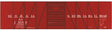 Railroad Decal Set -- Georgia Railroad USRA 40' Single-Sheathed Boxcar