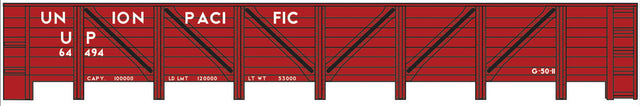 Railroad Decal Set -- Union Pacific GS Wood Gondola