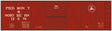 Railroad Decal Set -- Piedmont & Northern 40' Single-Sheathed Boxcar