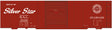 Railroad Decal Set -- Seaboard Air Line 40' Steel Boxcar (Silver Star Logo)