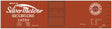 Railroad Decal Set -- Seaboard Air Line 40' Steel Boxcar (Silver Meteor Logo)