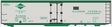 Railroad Decal Set -- Illinois Central 40' Steel Reefer (silver Car, green Lettering & Diamond Log