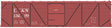 Railroad Decal Set -- Louisville & Nashville 40' Single-Sheathed Wood Boxcar (Boxcar Red, No Logo)