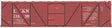 Railroad Decal Set -- Louisville & Nashville 40' Single-Sheathed Wood Boxcar (Boxcar Red, No Logo)