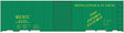 Railroad Decal Set -- Minneapolis & St. Louis 40' Steel Boxcar (green Car, Peoria Gateway Slogan)