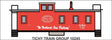 Railroad Decal Set -- Spokane, Portland & Seattle Wood Caboose