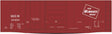 Railroad Decal Set -- Milwaukee Road 40' Plug & Sliding Door Boxcar