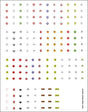 Railroad Decal Set -- Hazardous Materials Placards pkg(170)