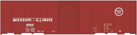 Railroad Decal Set -- Missouri-Illinois MP 40' Steel Boxcar (Boxcar Red Car)