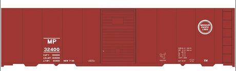 Railroad Decal Set -- Missouri Pacific 40' Steel Boxcar (Boxcar Red Car)