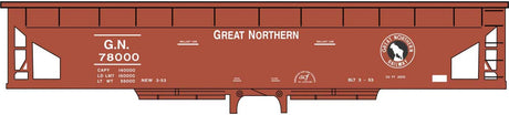 Railroad Decal Set -- Great Northern Ballast Hopper (Boxcar Red Car)