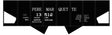 Railroad Decal Set -- Pere Marquette USRA 2-Bay Hopper (black car)