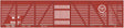 Railroad Decal Set -- Missouri Pacific 40' Wood Stock Car (Boxcar Red Car)