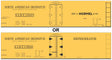Railroad Decal Set -- Hormel NADX 40' Wood Reefer (black NADX, Small Hormel Lettering)