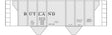 Railroad Decal Set -- Rutland 2-Bay Covered Hopper (gray car)